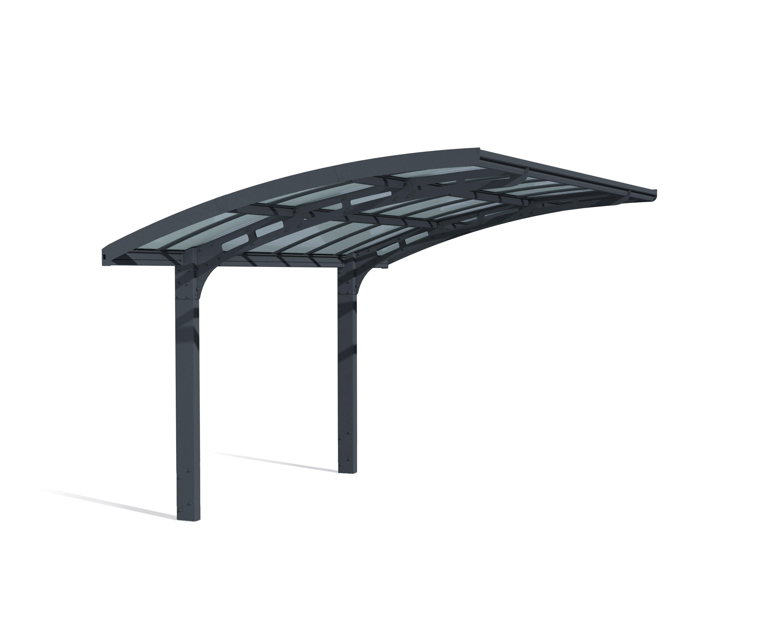 Palram Carports Arizona 5000 Breeze Solar Grey Cutout